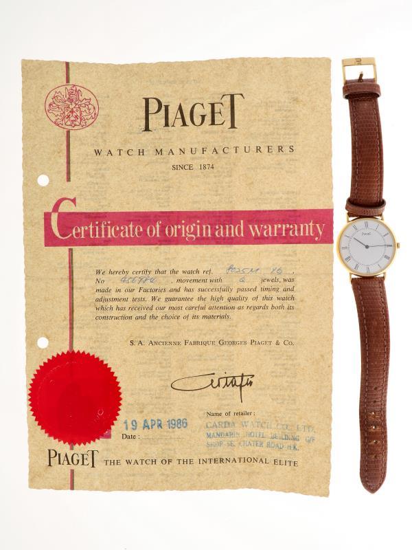 Piaget Classic 8025 - Herenhorloge - Quartz - Ca. 1975.