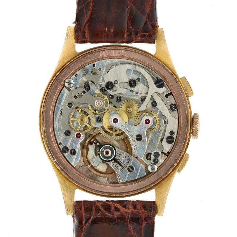 Titus Chronograph - Herenhorloge - Handopwindbaar - Ca. 1955.