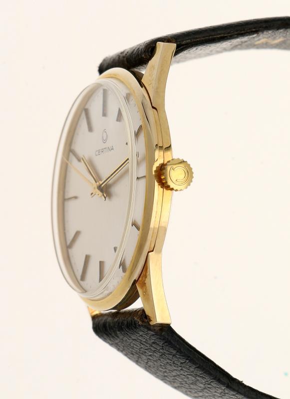 Certina vintage goud - Herenhorloge - Handopwindbaar - Ca. 1970.