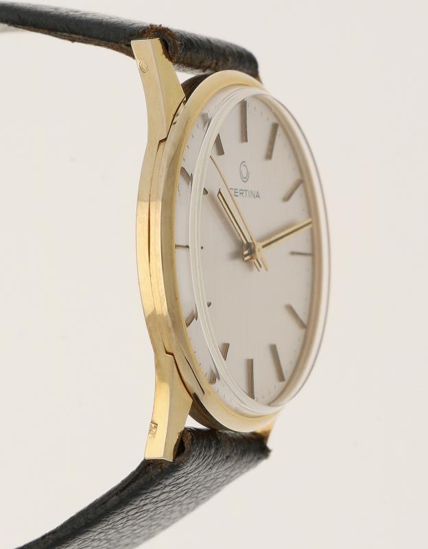 Certina vintage goud - Herenhorloge - Handopwindbaar - Ca. 1970.