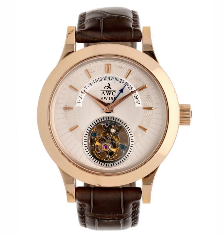 AWC Tourbillon - Herenhorloge - Handopwindbaar - Ca. 2012.