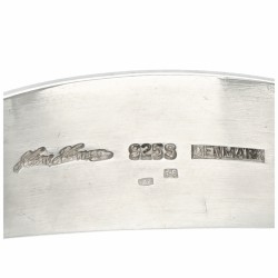 Zilveren Hans Hansen bangle armband - 925/1000.