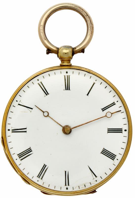 Zakhorloge Vacheron & Constantin goud - Dameszakhorloge - Handopwindbaar - Ca. 1875.