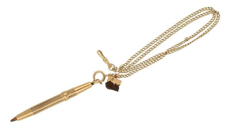 Zakhorloge ketting goud - Herenzakhorloge.