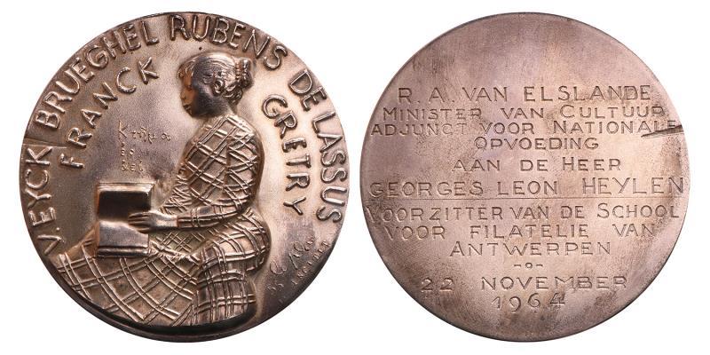 Belgium. (1964). Honor medal of arts.