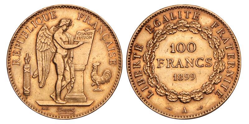 France. 100 Francs. 1899 A.