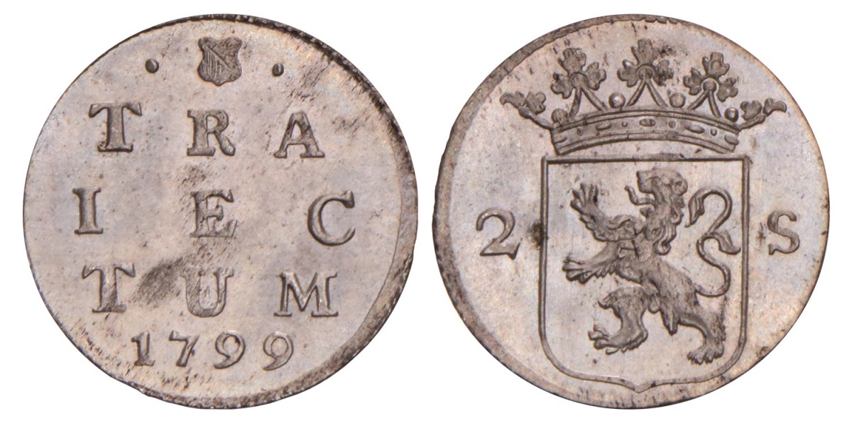 2 Stuiver Utrecht 1799. FDC.