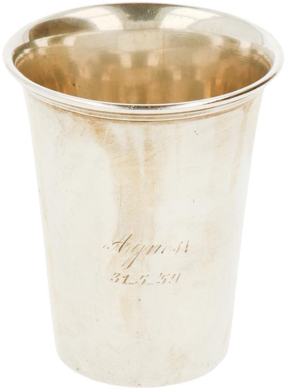 Geboortebeker zilver.