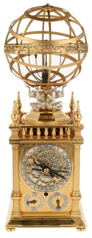 Een Christiaan van der Klaauw  "Planeto" Astrolabium klok. 1990.