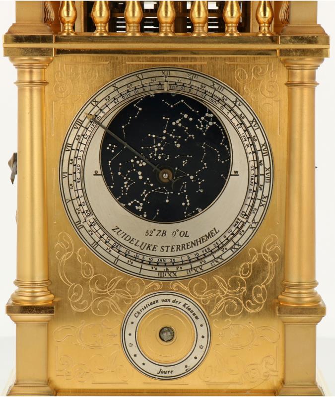 Een Christiaan van der Klaauw  "Planeto" Astrolabium klok. 1990.