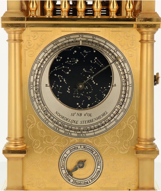 Een Christiaan van der Klaauw  "Planeto" Astrolabium klok. 1990.