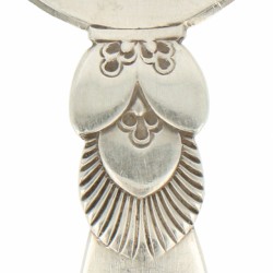 Georg Jensen suikerlepel model : 171 Cactus zilver.