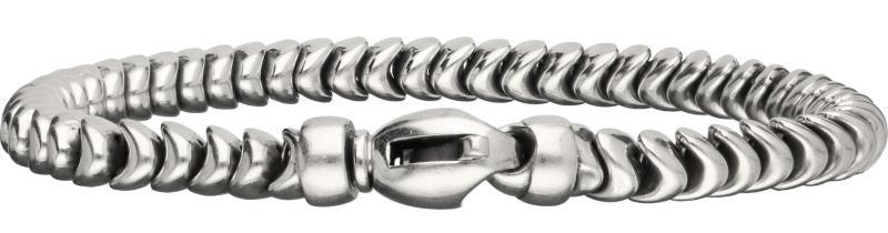 Schakel armband witgoud - 14 kt.