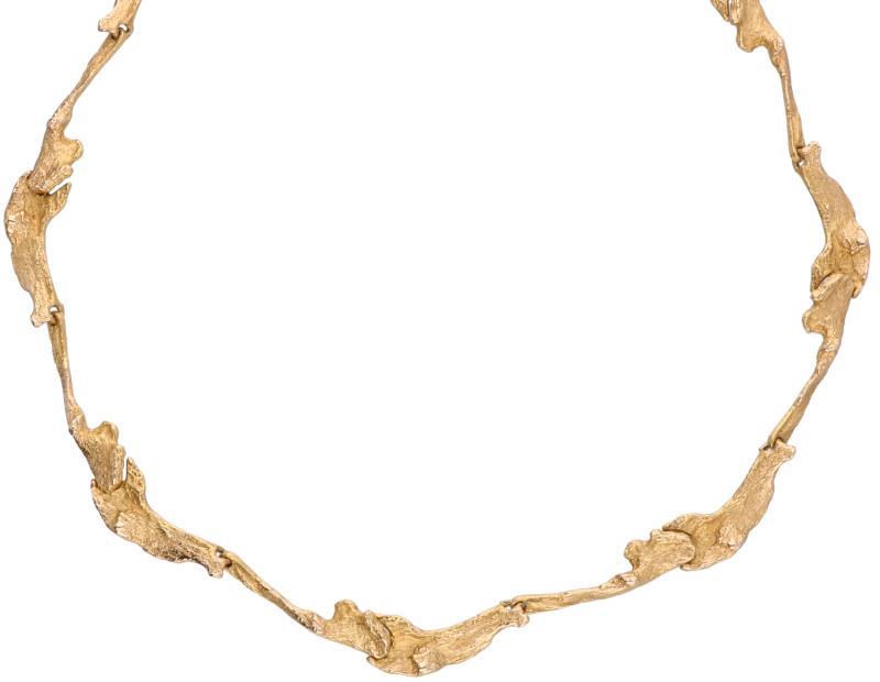 Lapponia Orchid Psychedelic collier geelgoud - 14 kt.