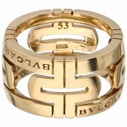 Geelgouden Bvlgari Parentesi band ring - 18 kt.