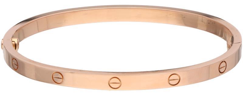 Cartier Love slavenarmband roségoud - 18 kt.