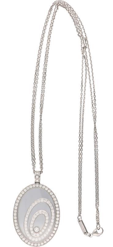 Chopard Happy Spirit collier witgoud, ca. 2.08 ct. diamant - 18 kt.