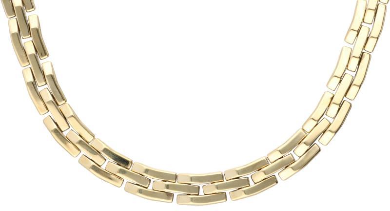 Chimento collier bicolor goud, ca. 0.02 ct. diamant - 18 kt.