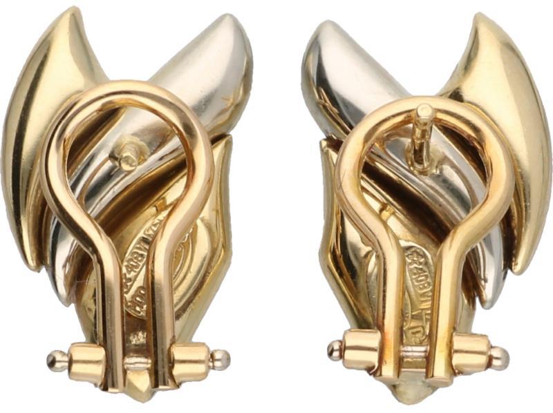 Chimento oorbellen bicolor goud - 18 kt.