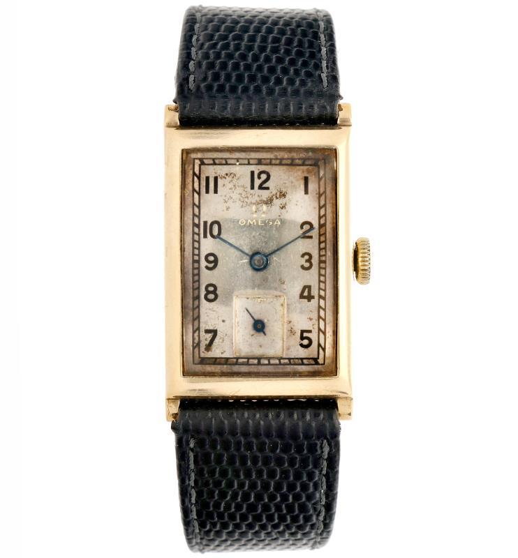 Omega vintage goud - Herenhorloge - Handopwindbaar - Ca. 1935.