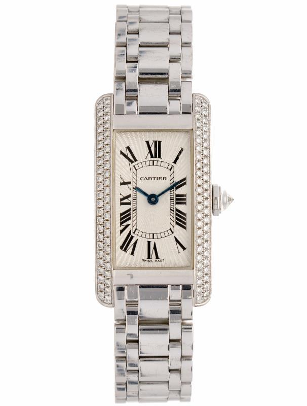 Cartier Tank Americaine 2489 - Dameshorloge - Quartz - Ca. 2001.