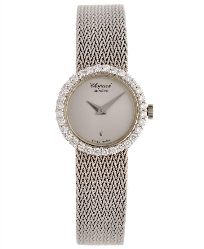 Chopard witgoud diamant - Dameshorloge - Quartz - Ca. 1980.
