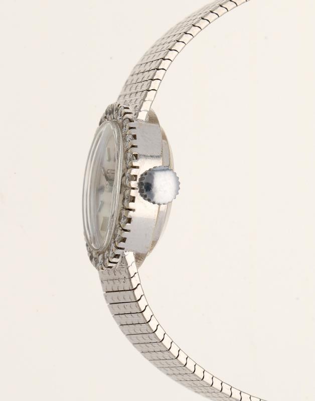 Certina vintage witgoud diamant - Ca. 0.44 ct. - Dameshorloge - Handopwindbaar - Ca. 1960.