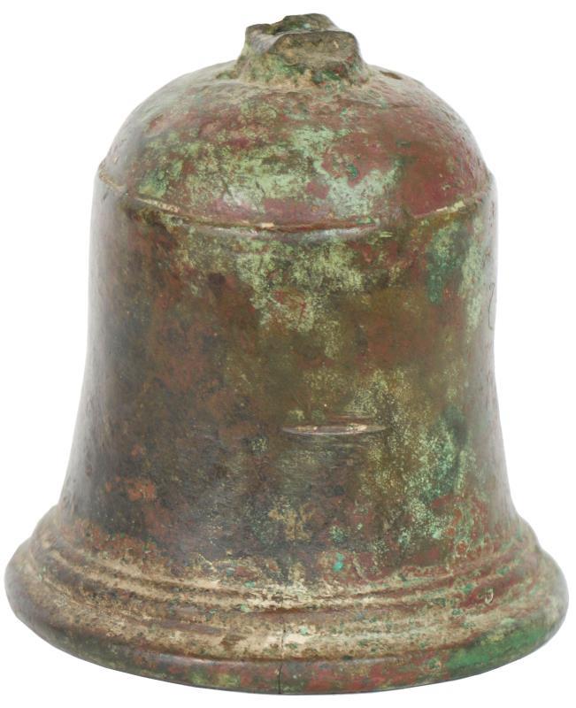 Een antieke bronzen bel, vermoedelijk Utrecht.