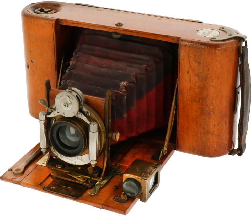 Een houten J. Lizars, Glasgow - "Challange" camera, ca. 1910.