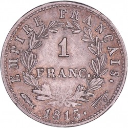 1 Franc Napoleon 1813. Prachtig.