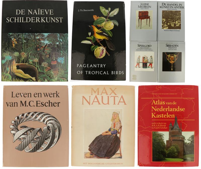 Een lot van diverse kunst en antiek boeken.