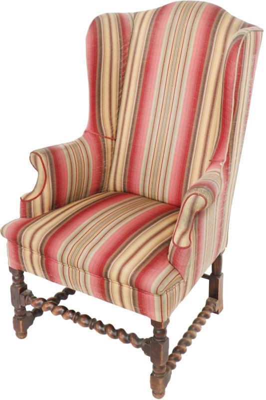 Een oorfauteuil, 1e helft 20e eeuw.