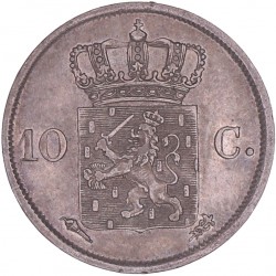 10 Cent Willem I 1825 U. Zeer Fraai.