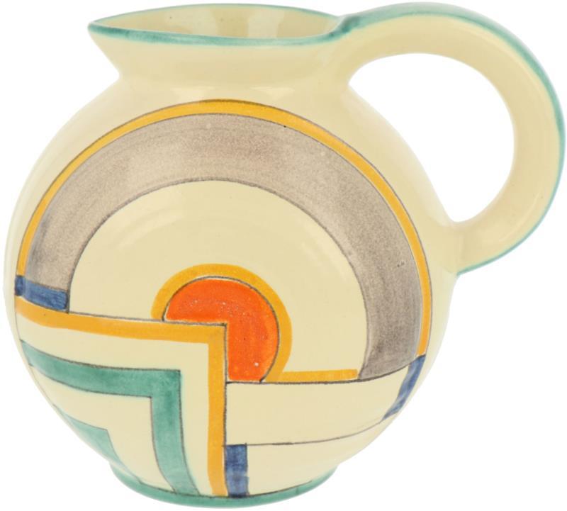 G.J. Gellings voor Velsen. Kennemer Potterij N.V. 1929-1932. Kannetje met oor model 131.