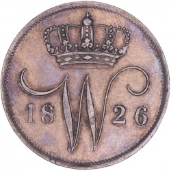 10 Cent Willem I 1826 U. Prachtig +.