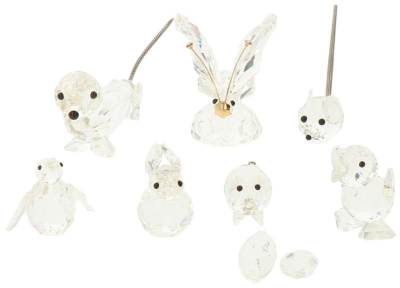Een lot van 7 Swarovski figuren.