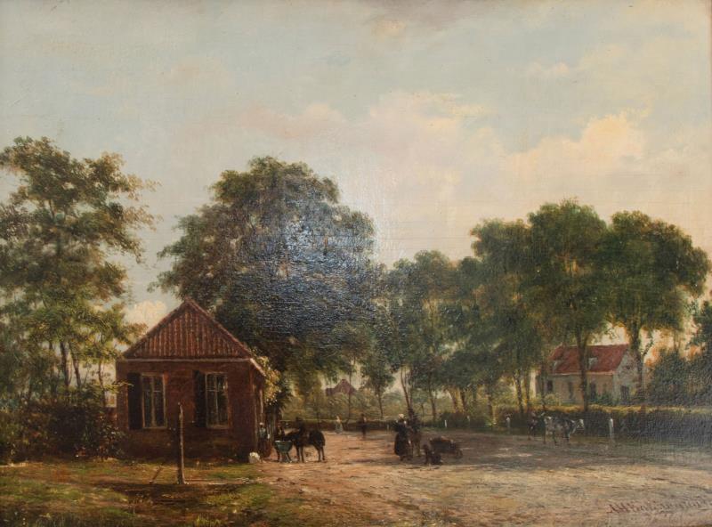 Alexander Hieronimus Bakhuyzen (Den Haag 1826 - 1878 Middelburg). 