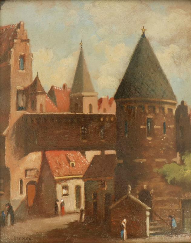 W.A. Gijzeman (Belgische School 1870 - 1920).