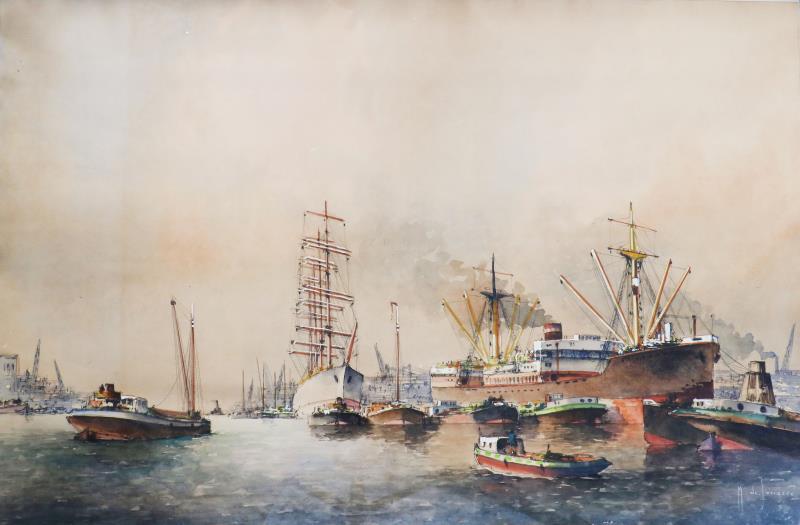 Marinus Johannes Drulman "Marius de Jongere" (Amsterdam 1912-1978 Rotterdam).