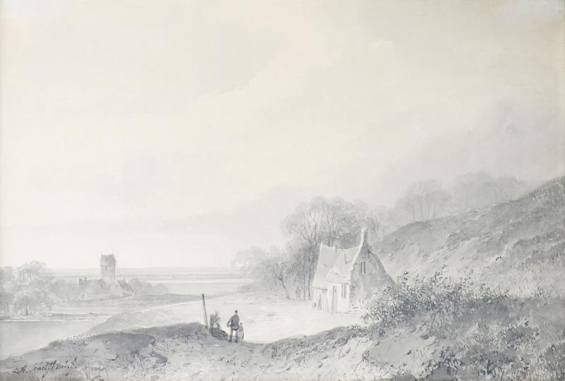 Andreas Schelfhout (Den Haag 1787-1870).