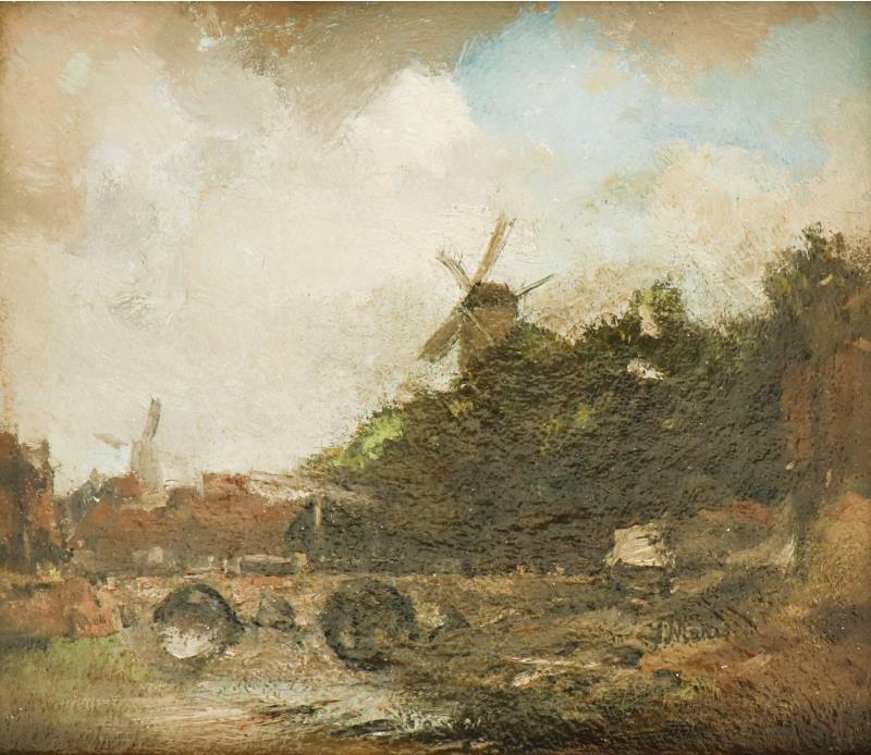 Jacob Maris (Den Haag 1837 - 1899 Karlsbad, Tsch). 