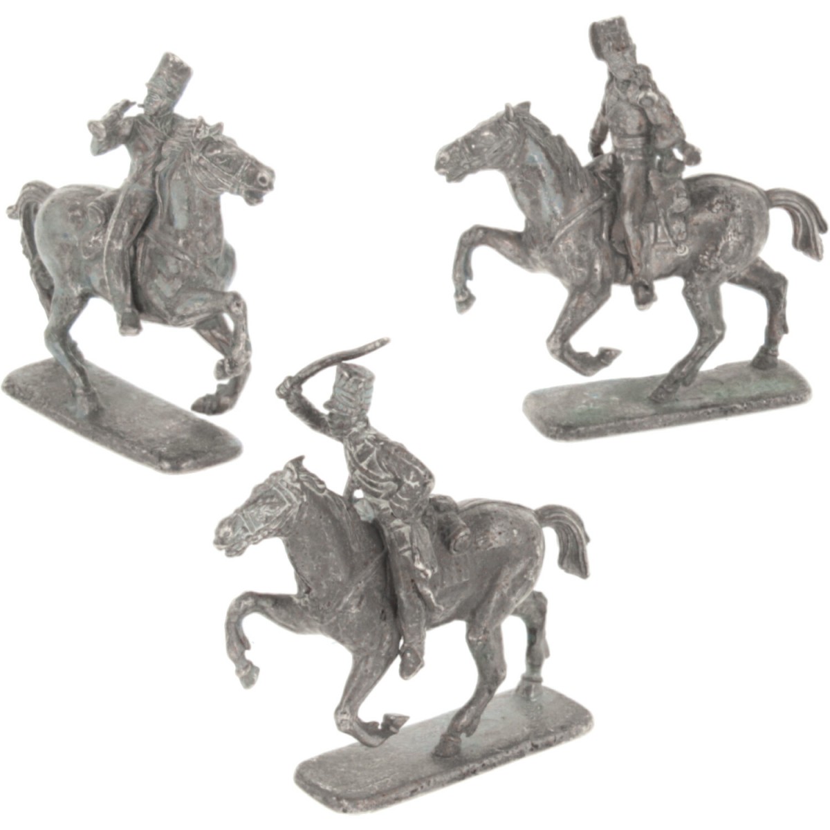 (3) Delig lot miniaturen zilver.