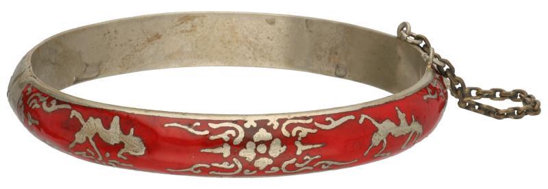 Vintage armband, Siam red nielo.