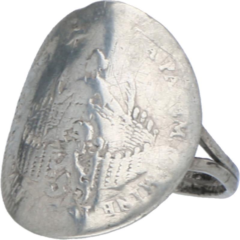 Muntring zilver - 925/1000.