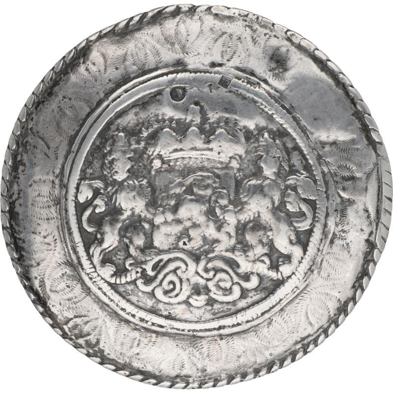 Antieke broeksknoop zilver - 835/1000.