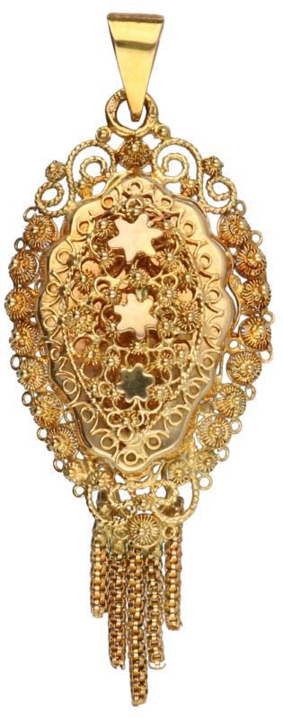 Antieke hanger geelgoud - 14 kt.