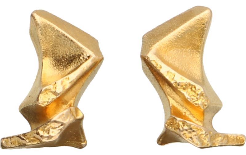 Lapponia design oorbellen geelgoud - 14 kt.
