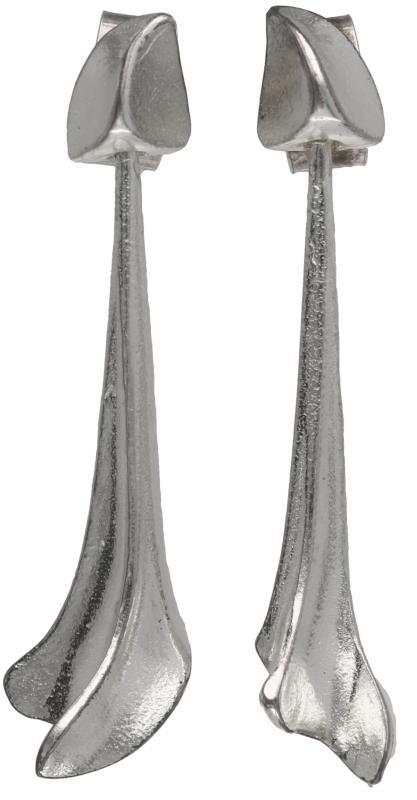 Lapponia 'Calliope' design oorbellen zilver - 925/1000.