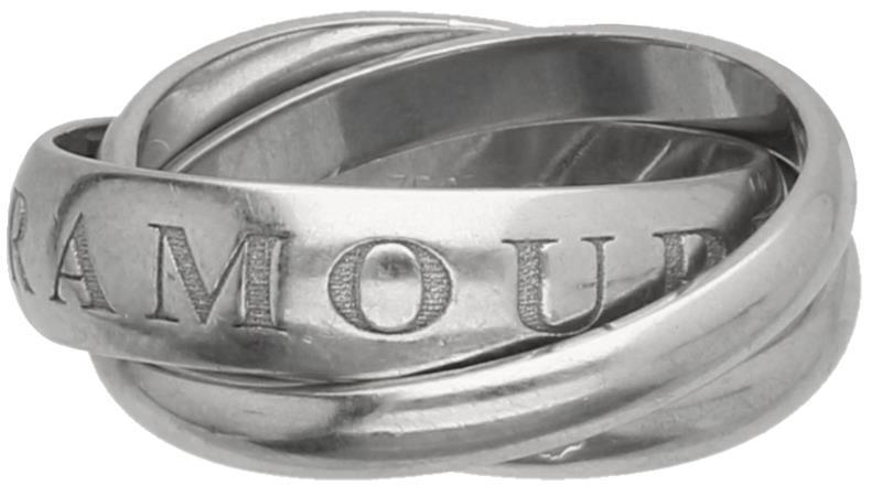 Cartier Or Amour Et Trinity ring witgoud - 18 kt.