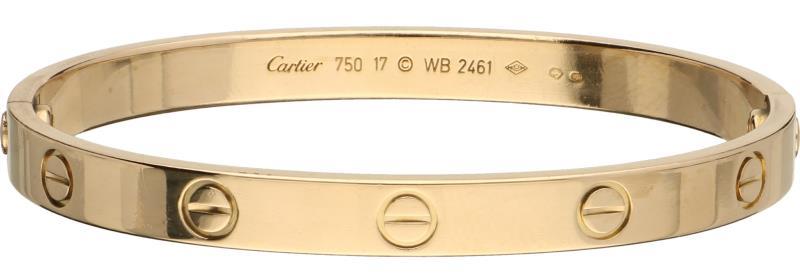 Cartier Love slavenarmband geelgoud - 18 kt.